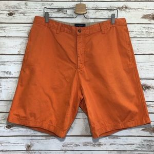 Saddlebred Men’s Orange Twill Shorts | Size 36W
